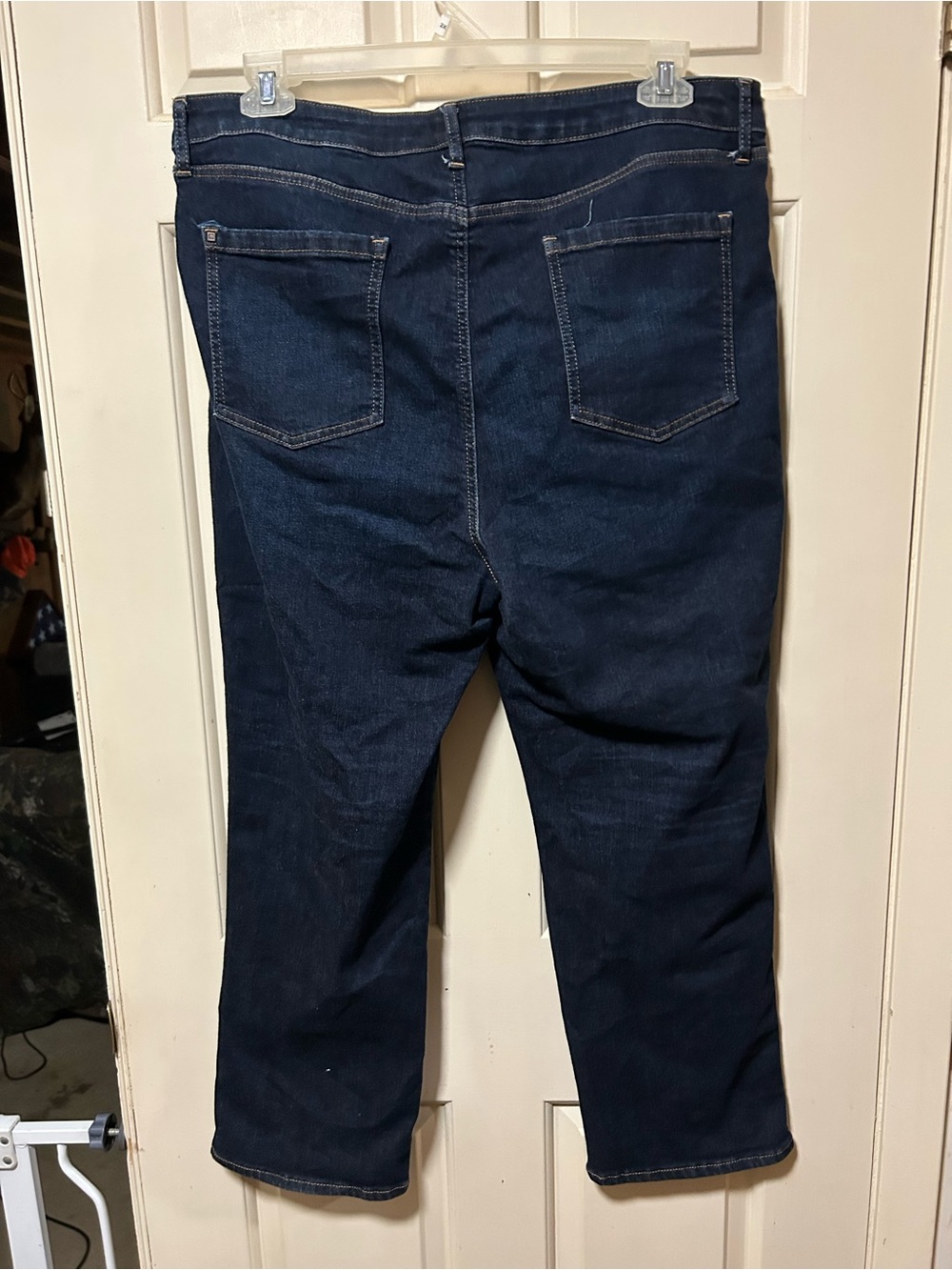 Chico's Dark Indigo Straight-Leg Jeans - Picture 3 of 4